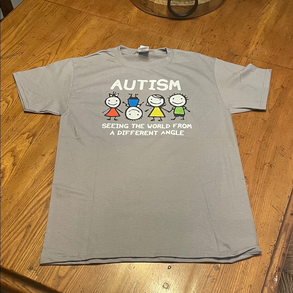 Gray Autism Awareness T-Shirt